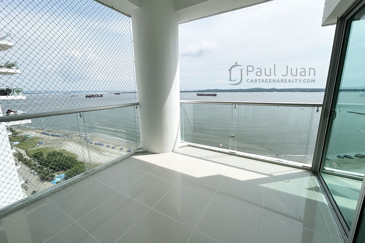 Beach front apartment